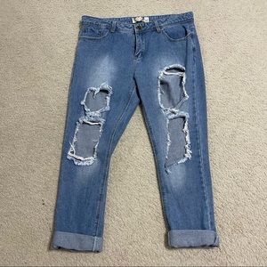 Distressed Jeans